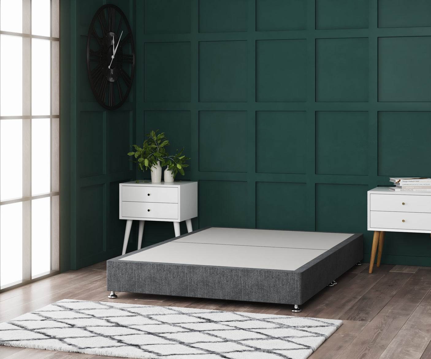 Low Platform Divan Bed Base
