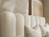Marshmallow Boucle Bed Frame