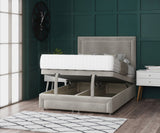 Hannah Ottoman Storage Divan Bed With Headboard And Footboard