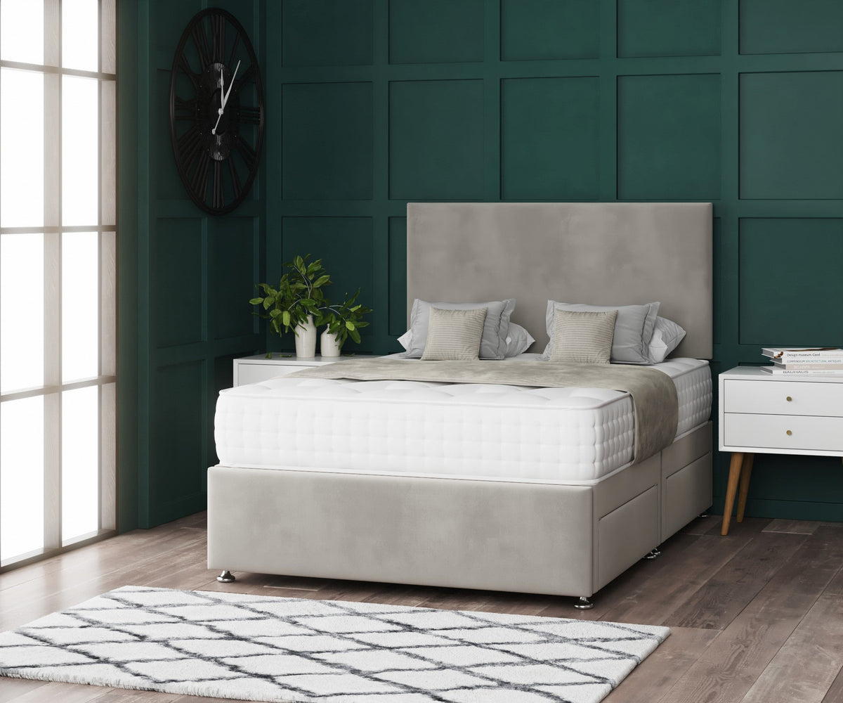 Jane Divan Bed Set With Footboard And Mattress Options