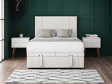 Porto Ottoman Storage Divan Bed With Headboard And Footboard