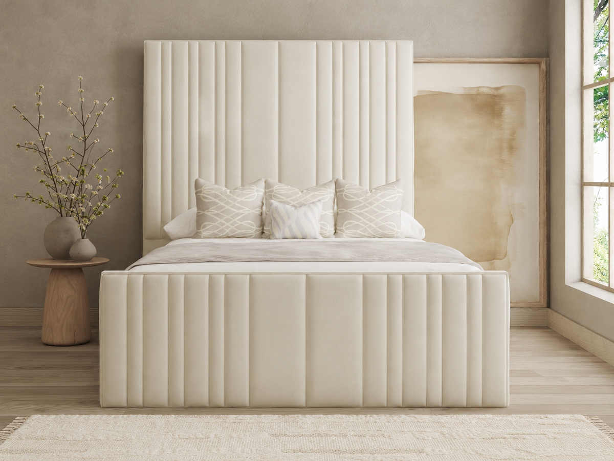 Samantha Elegance Panel Bed Frame