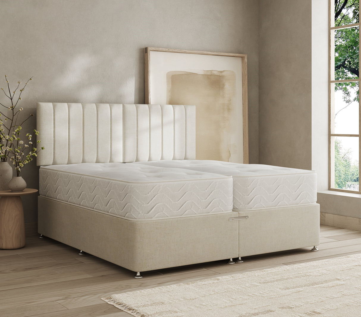Ambassador Open Coil Zip And Link Divan Bed Set