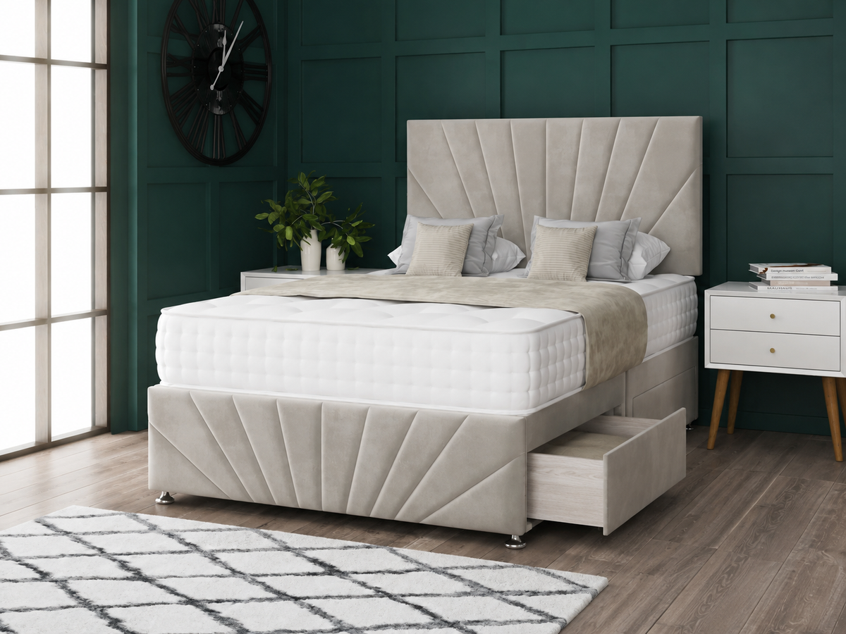 Sunrise Divan Bed Set With Footboard