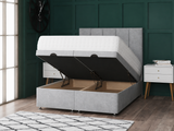 5 Panel Ottoman Storage Divan Bed With Headboard