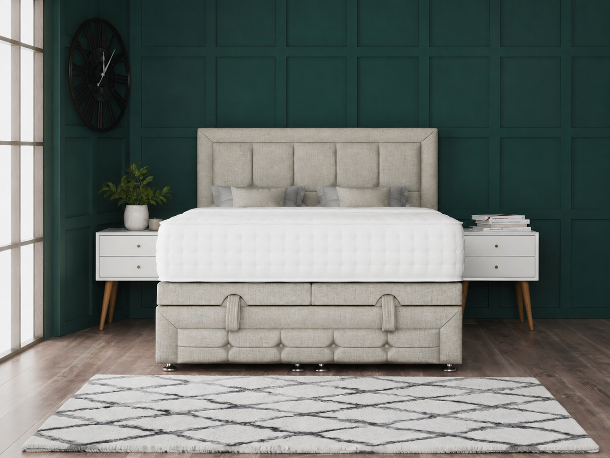 Venice Ottoman Storage Divan Bed With Headboard And Footboard