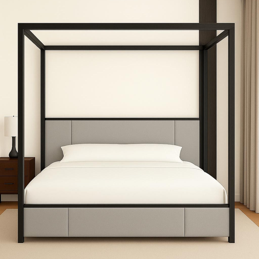 Brompton Four-Poster Metal Bed