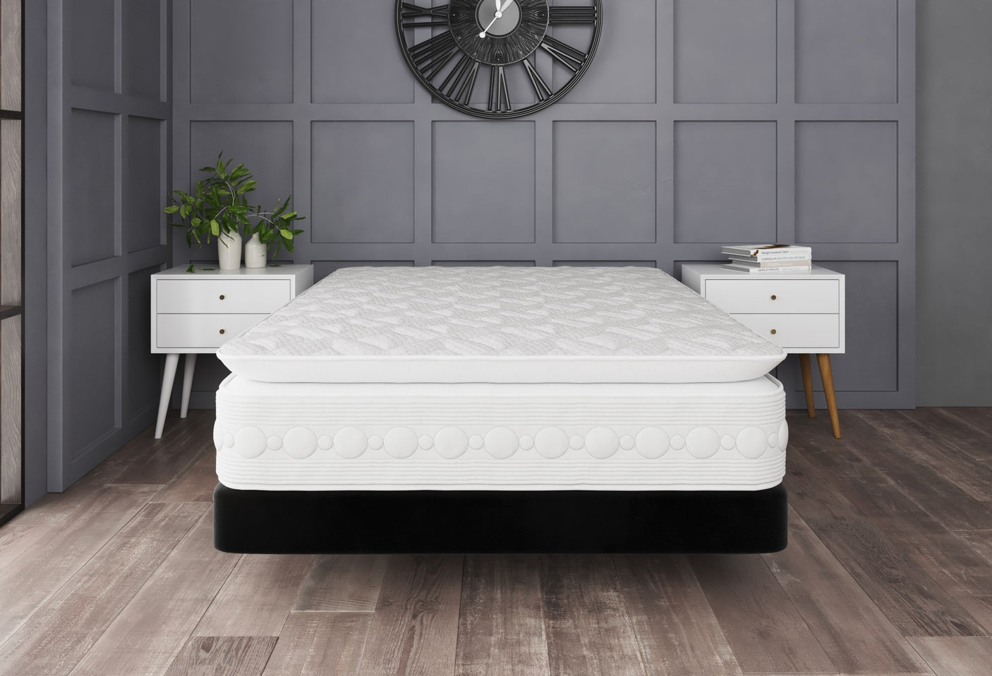 Winchester High Density Foam Pillow Top Open Coil Sprung  Mattress