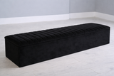 Black Apollo Ottoman Blanket Box
