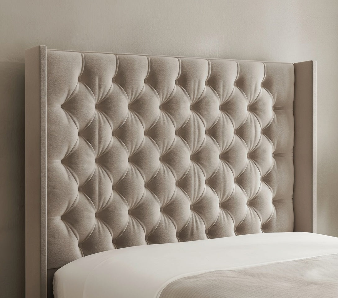 Moscow Wingback Bed Frame – view 3