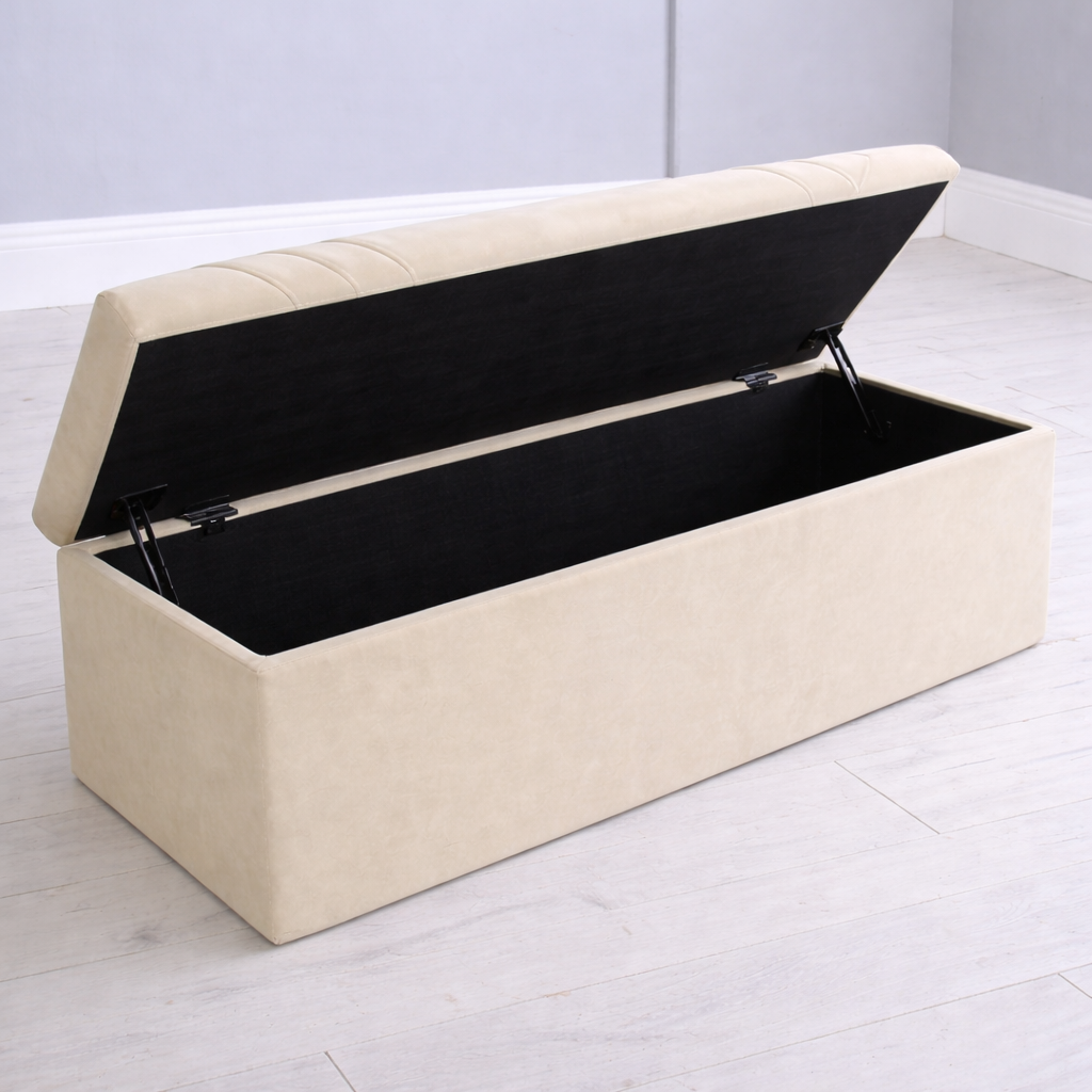 Lucille Ottoman Blanket Box – view 2