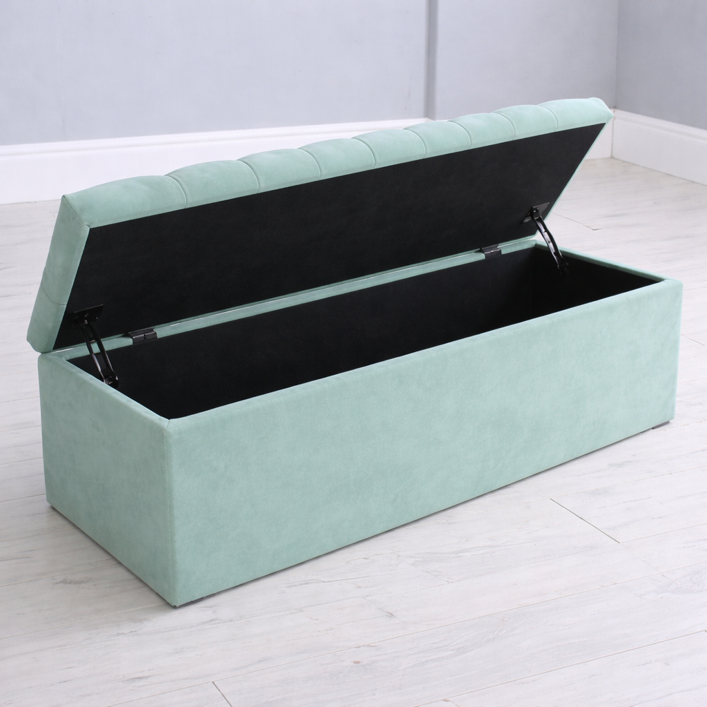 Cube Ottoman Blanket Box – view 2