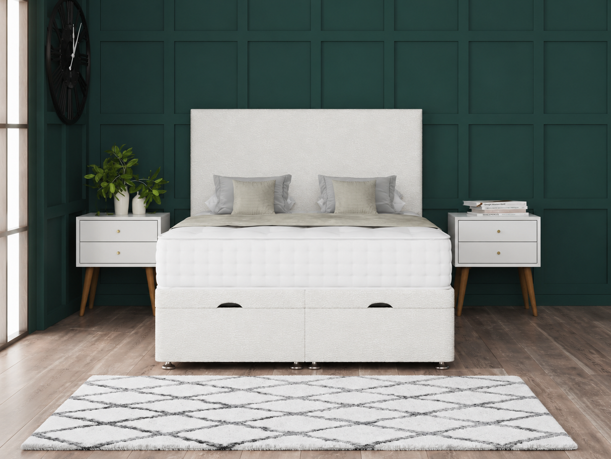 Jane Ottoman Storage Divan Bed With Headboard