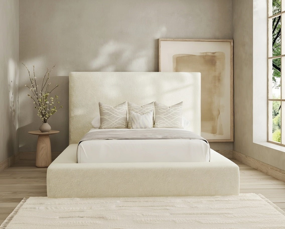 Cloud Boucle Bed Frame – view 2
