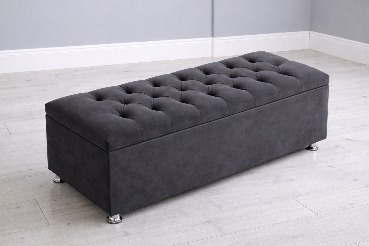 Chesterfield Ottoman Blanket Box