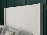Jane Ottoman Storage Divan Bed With Floor Standing Wing Headboard
