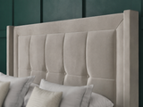 Venice Ottoman Storage Divan Bed With Floor Standing Wing Headboard