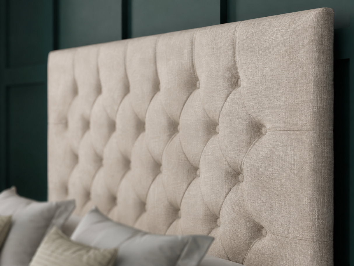 Chesterfield Ottoman Storage Divan Bed With Headboard