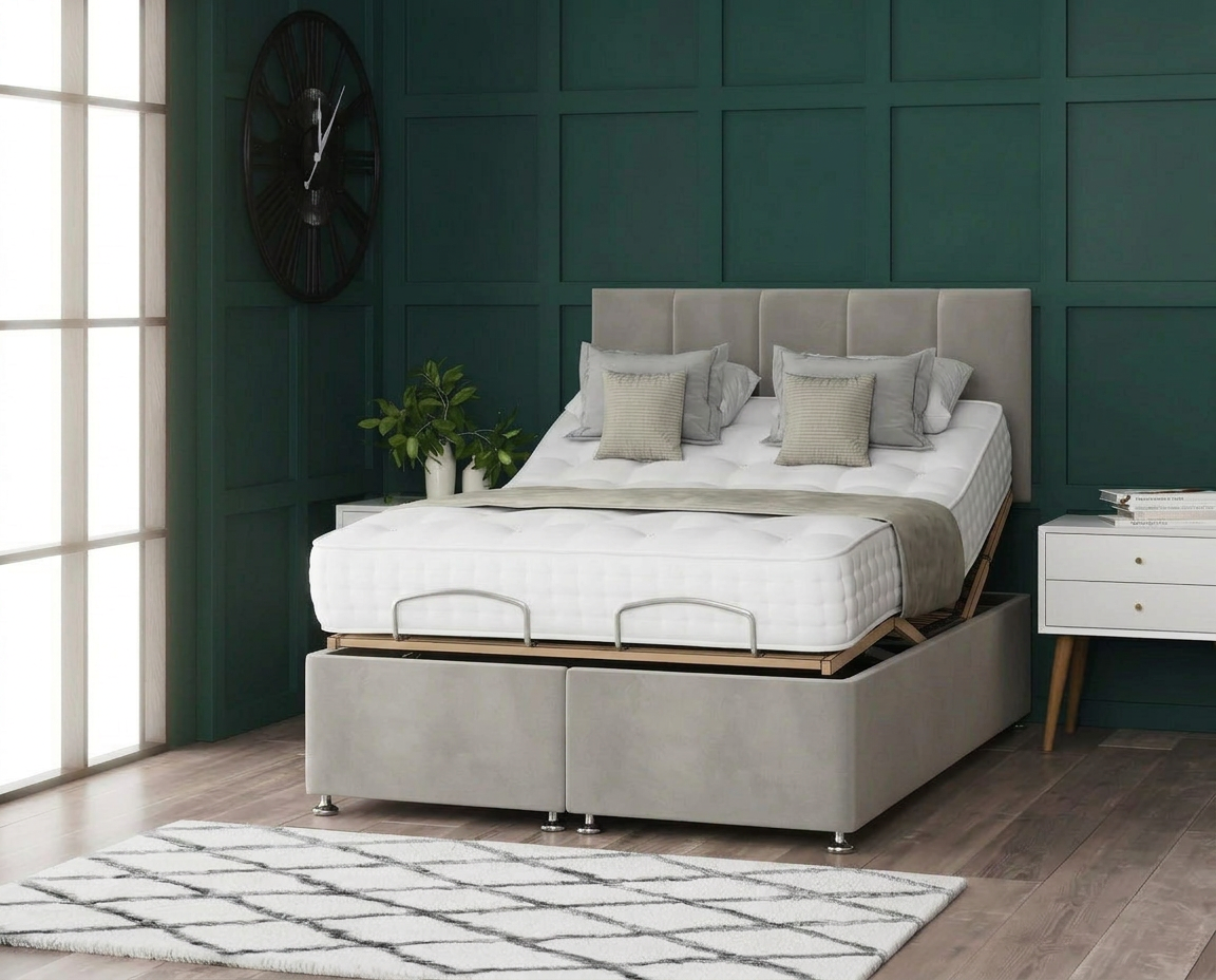 5 Panel Electrical Divan Bed With Mattress Options