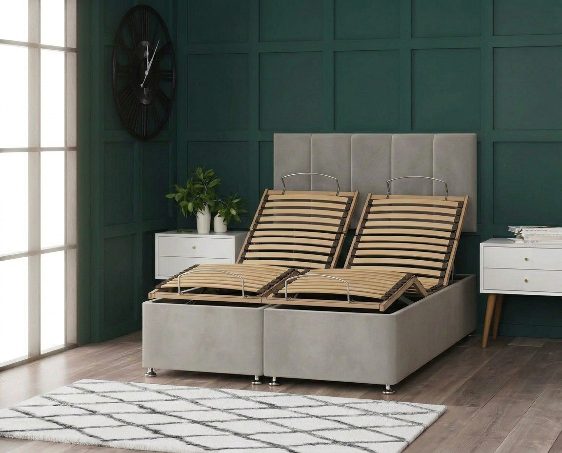 5 Panel Electrical Divan Bed With Mattress Options – view 2