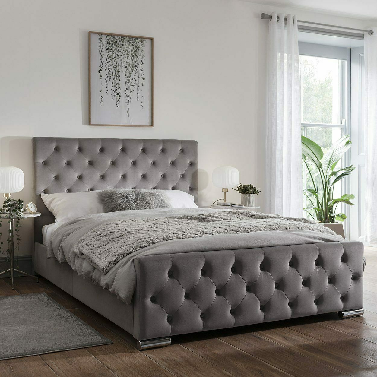 Monaco Upholstered Bed Frame