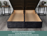 5 Panel Ottoman Storage Divan Bed With Headboard