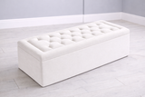 Chesterfield Padded Ottoman Blanket Box