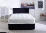 Ambassador Divan Bed Set With Orthopaedic Mattress And Headboard