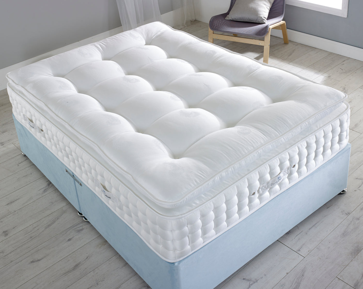 Sultan Hand Side Stitched Pillowtop Pocket Mattress