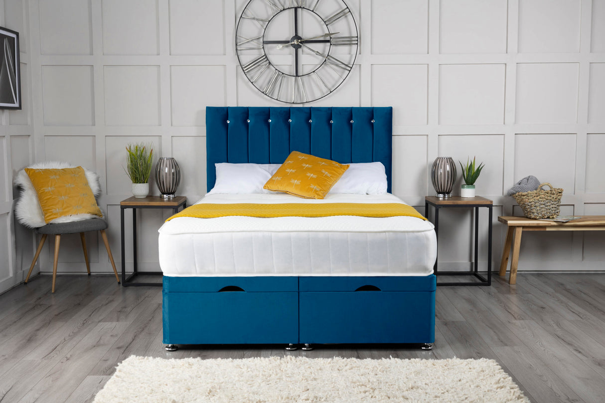 Florence Ottoman Storage Divan Bed With Headboard – view 5