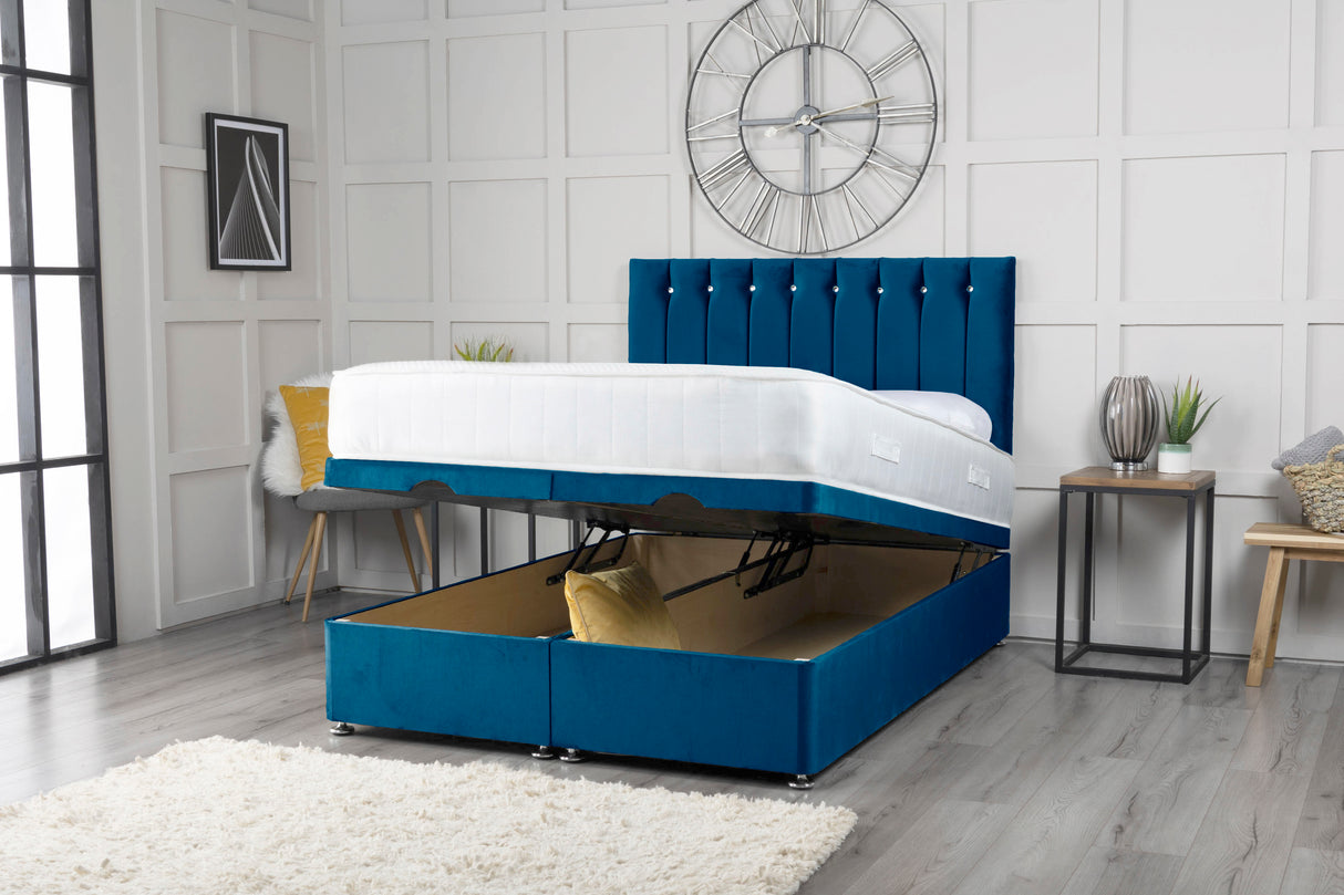 Florence Ottoman Storage Divan Bed With Headboard – view 6