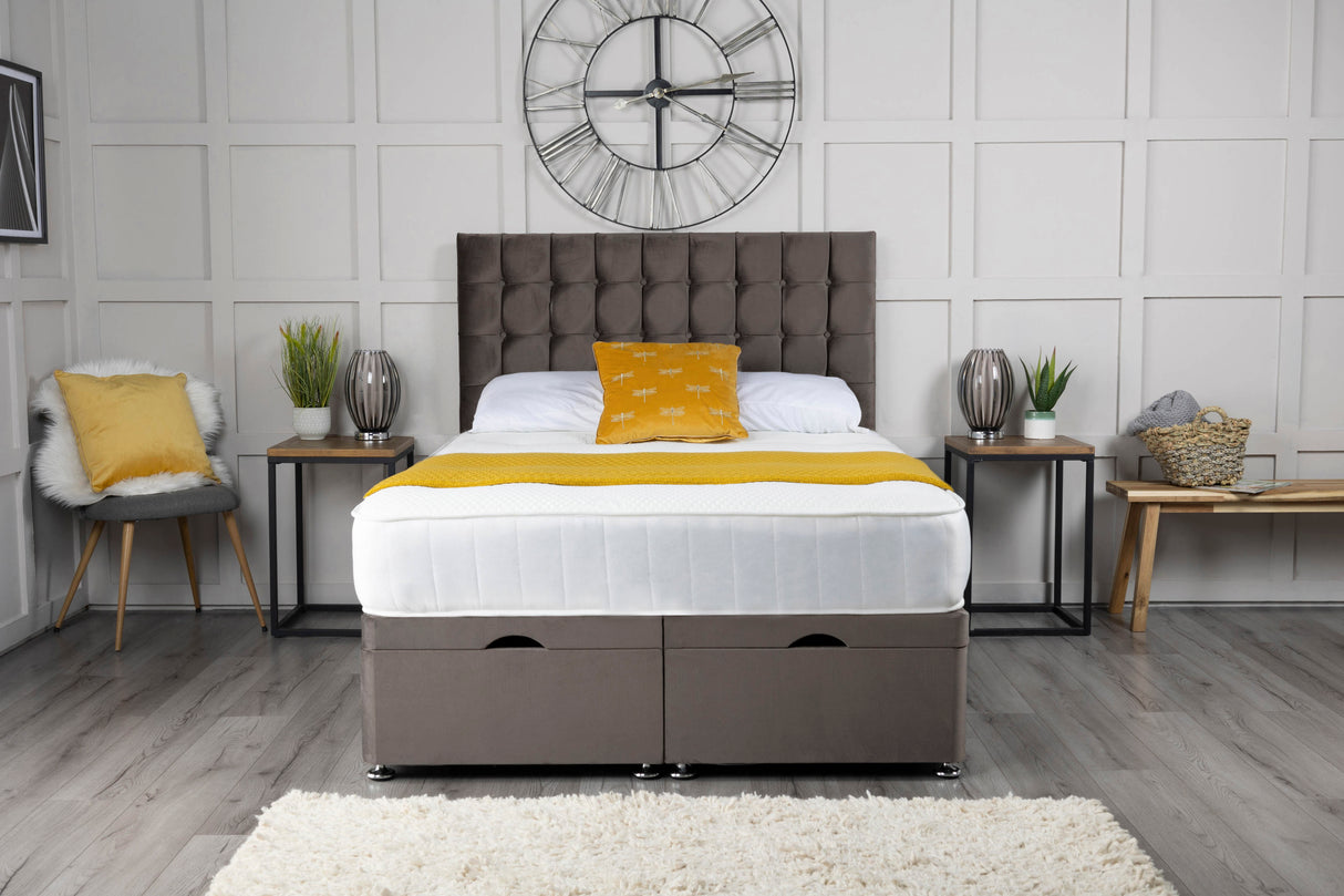Omega Ottoman Storage Divan Bed With Headboard – view 19