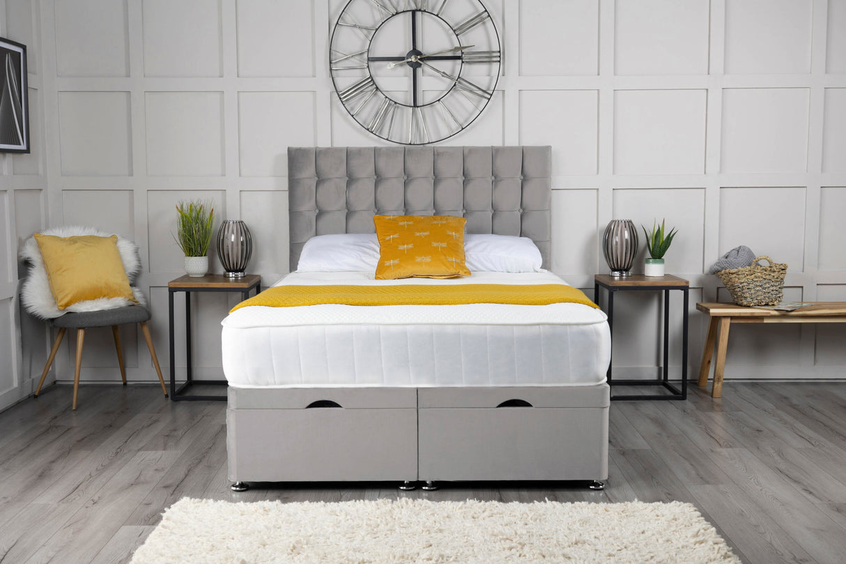 Omega Ottoman Storage Divan Bed With Headboard – view 20