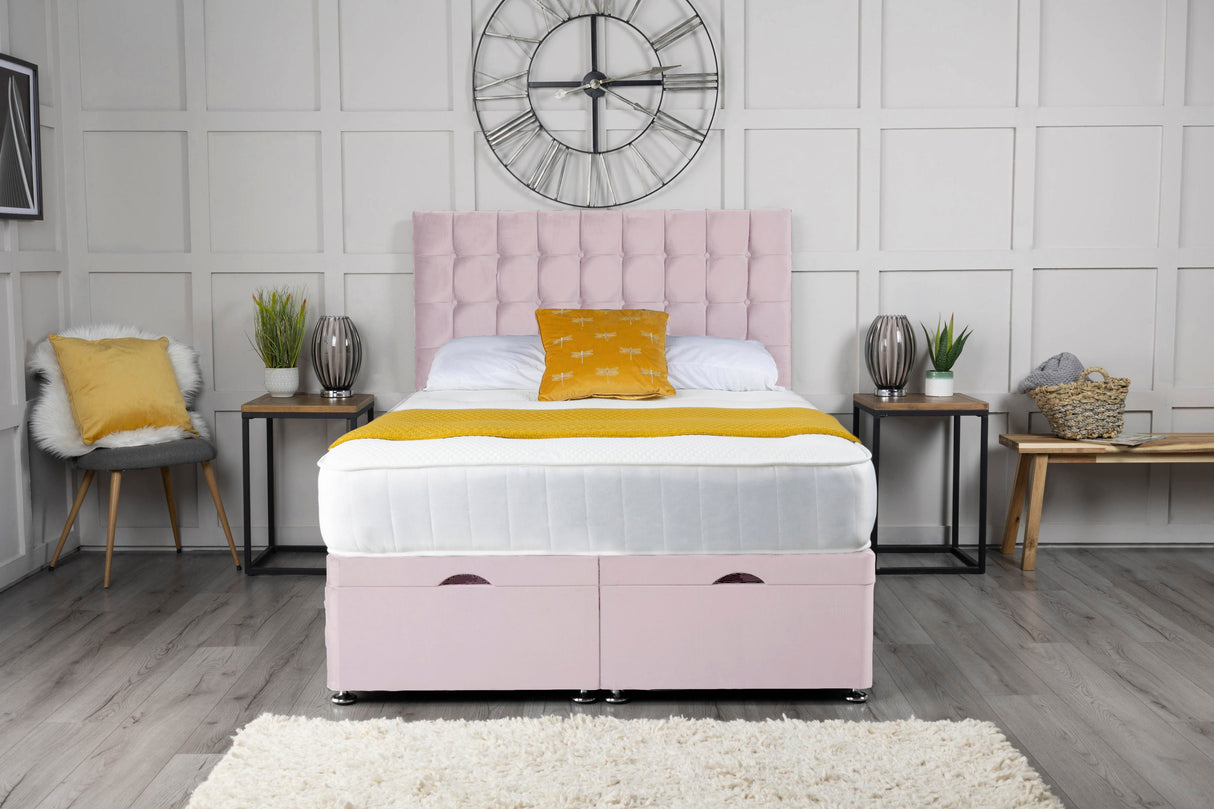 Omega Ottoman Storage Divan Bed With Headboard – view 21