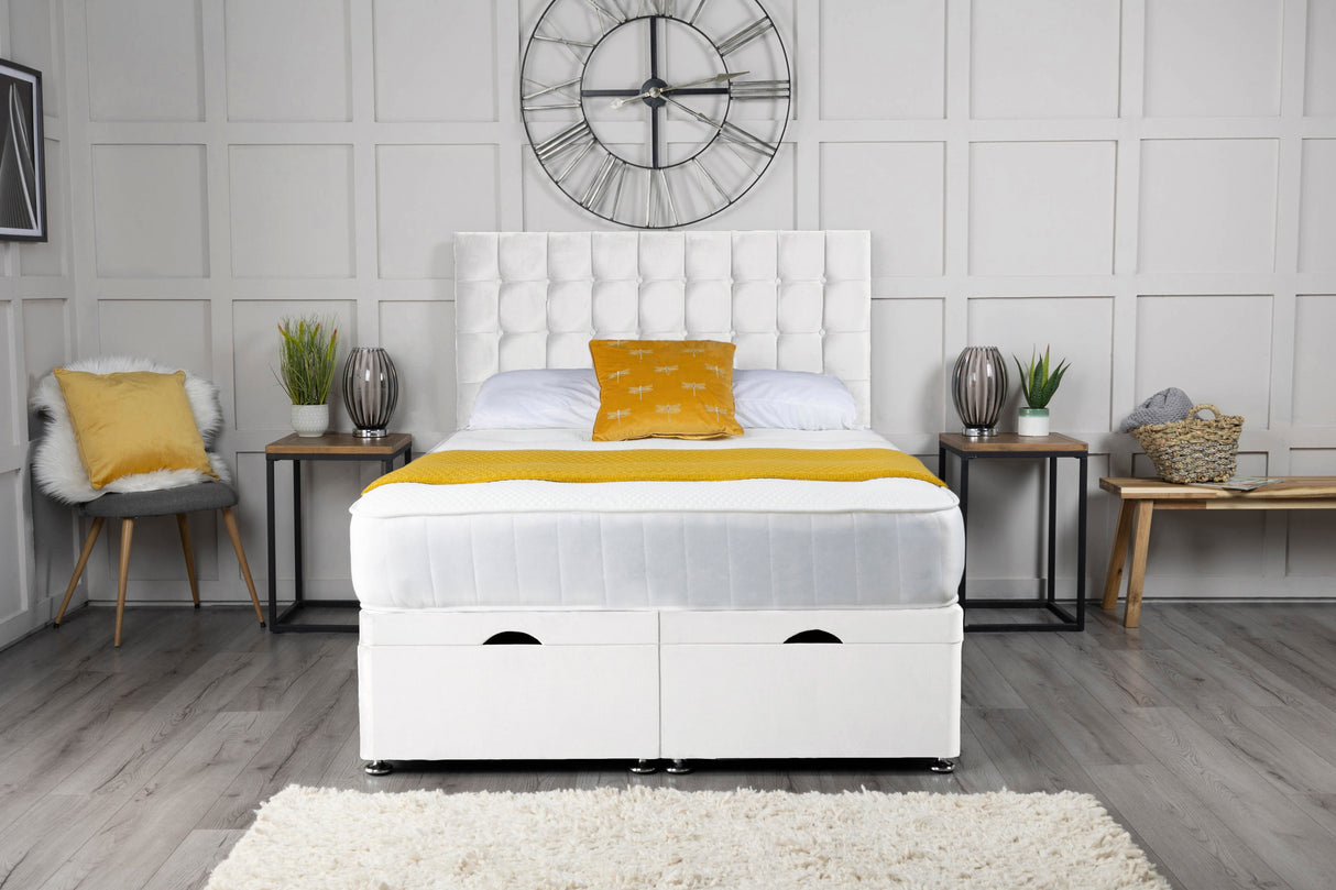 Omega Ottoman Storage Divan Bed With Headboard – view 22