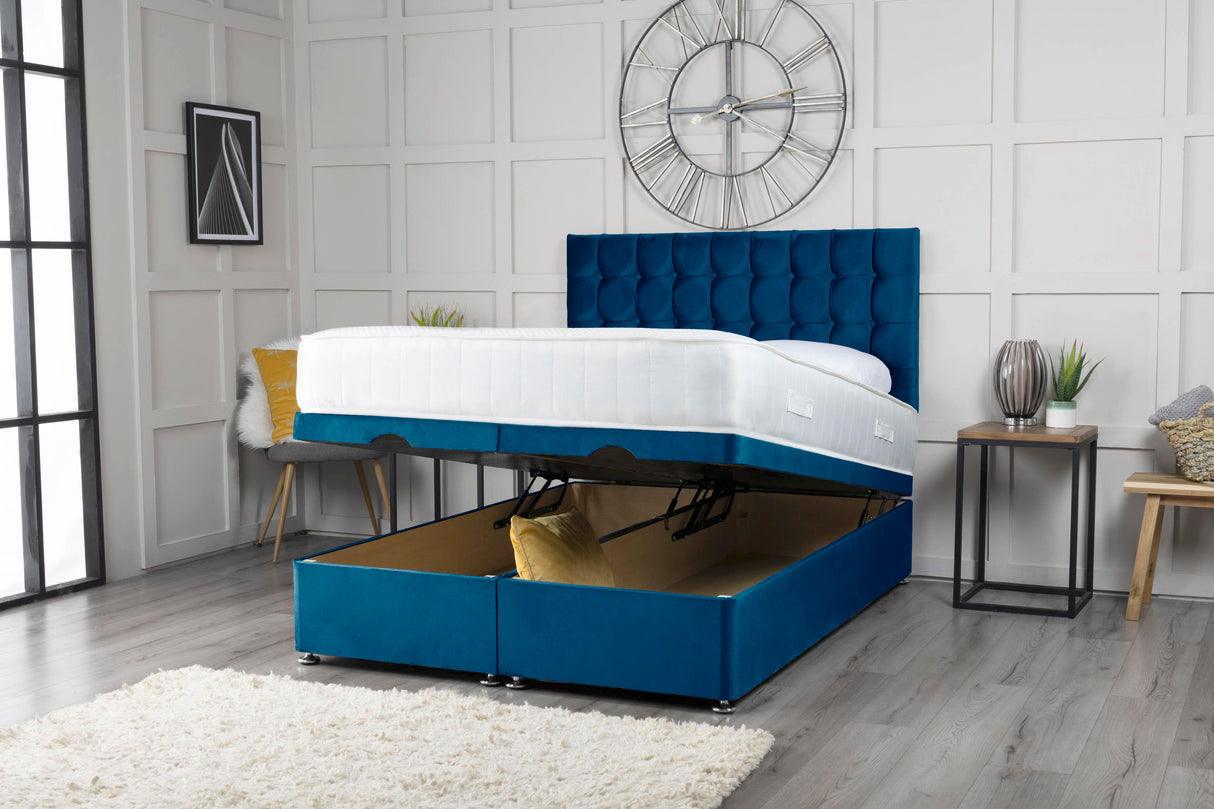 Omega Ottoman Storage Divan Bed With Headboard – view 9