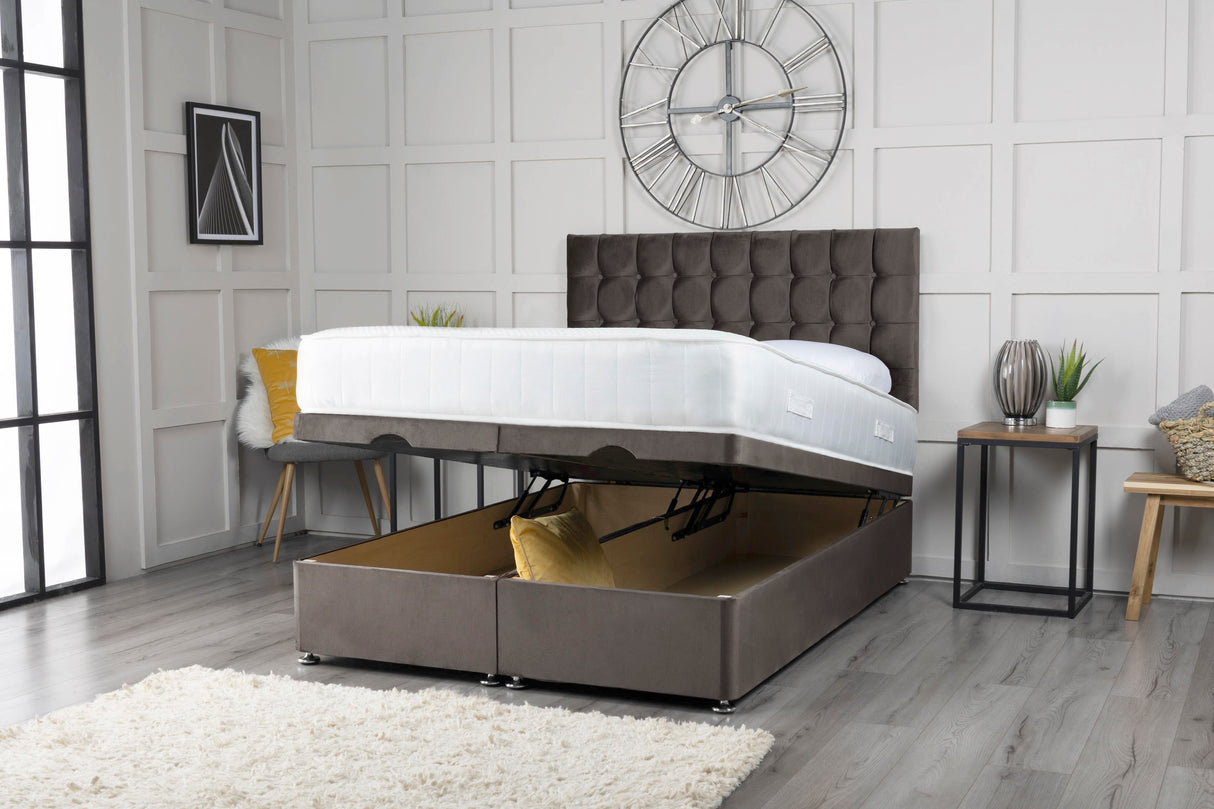 Omega Ottoman Storage Divan Bed With Headboard – view 10
