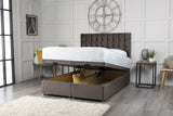 Omega Ottoman Storage Divan Bed With Headboard