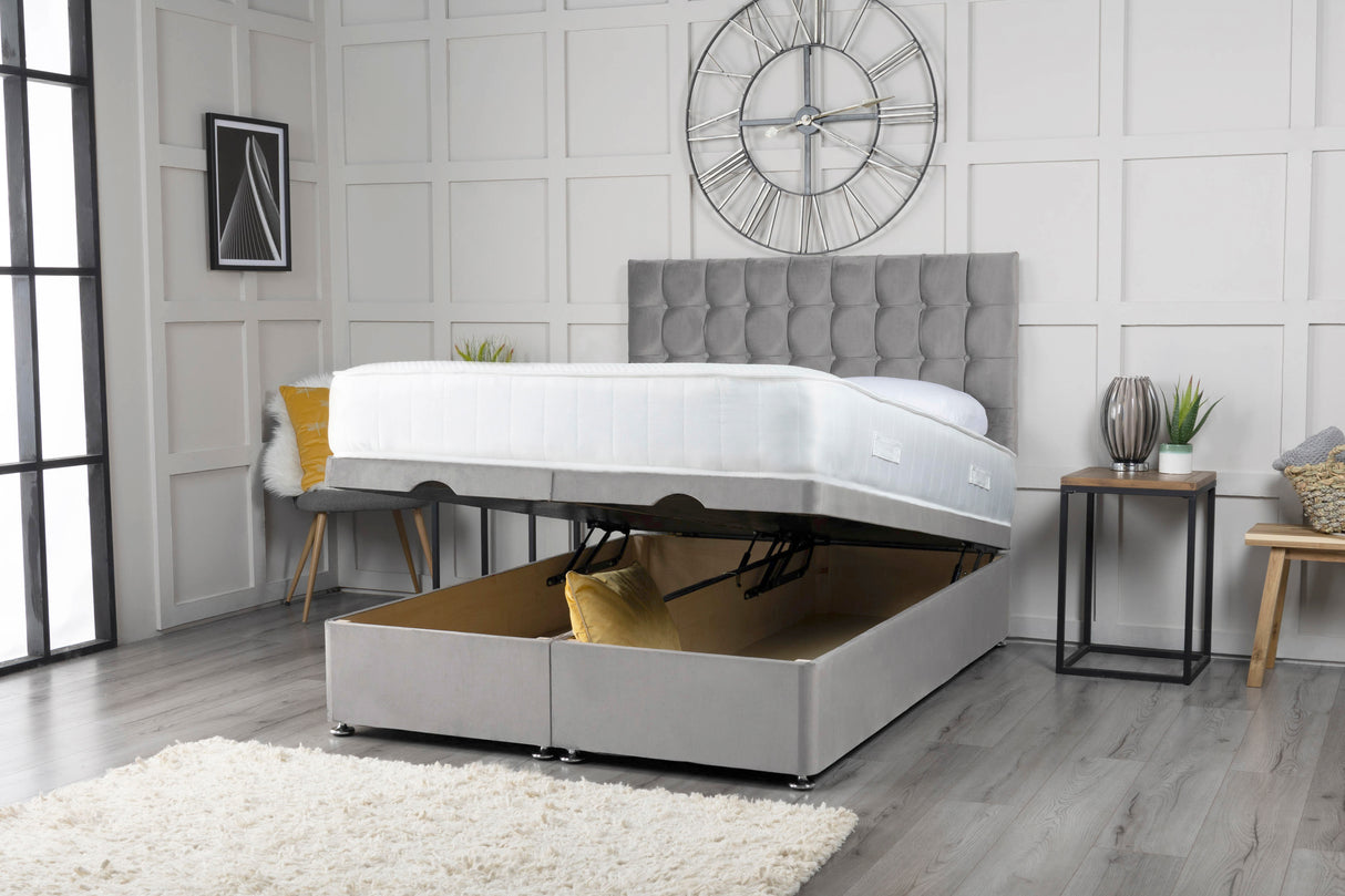 Omega Ottoman Storage Divan Bed With Headboard – view 12