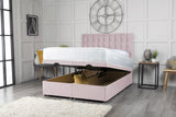 Omega Ottoman Storage Divan Bed With Headboard