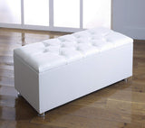 Chesterfield Gas Lift Ottoman Blanket Storage Box