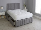 Linear Divan Bed Set With Footboard And Pocket Mattress And Headboard