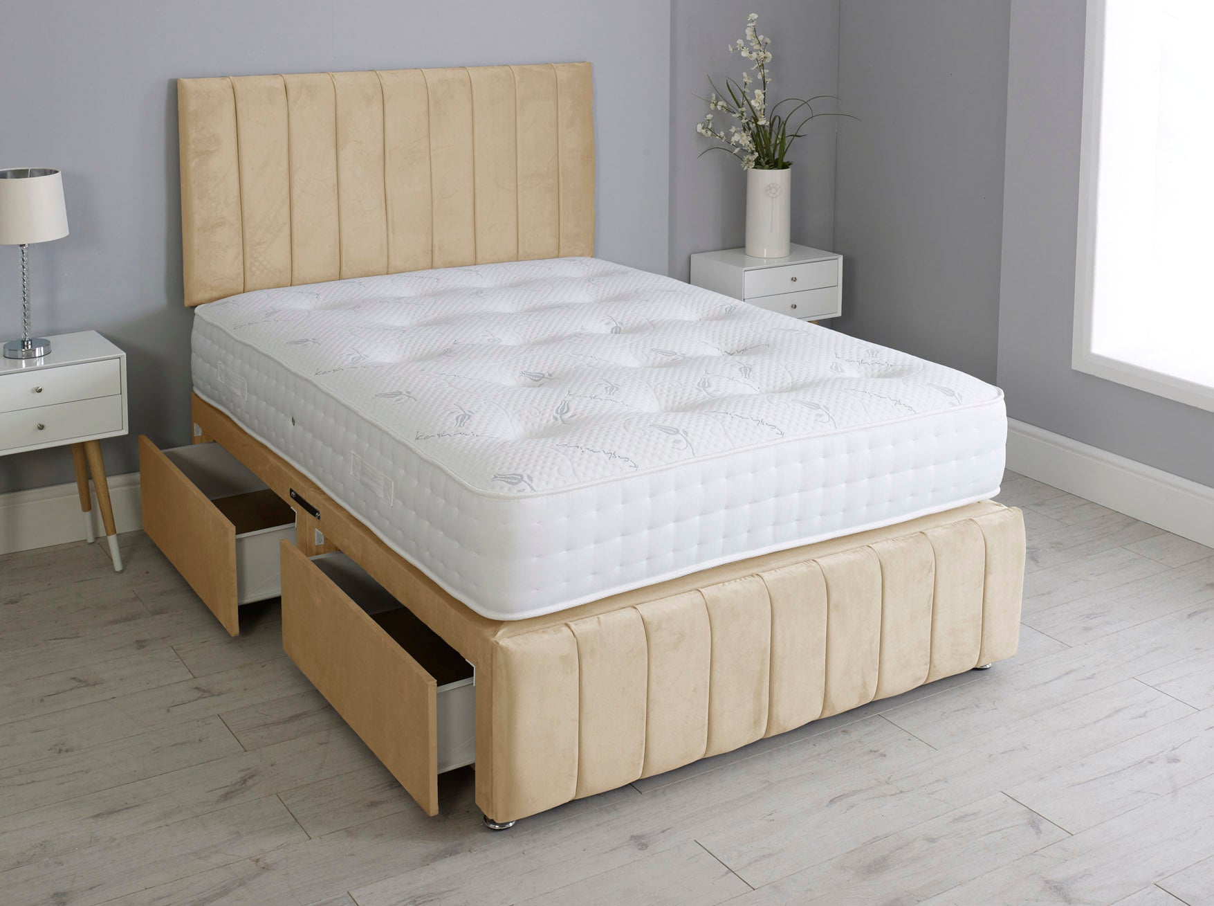 Full mattress with store box spring set